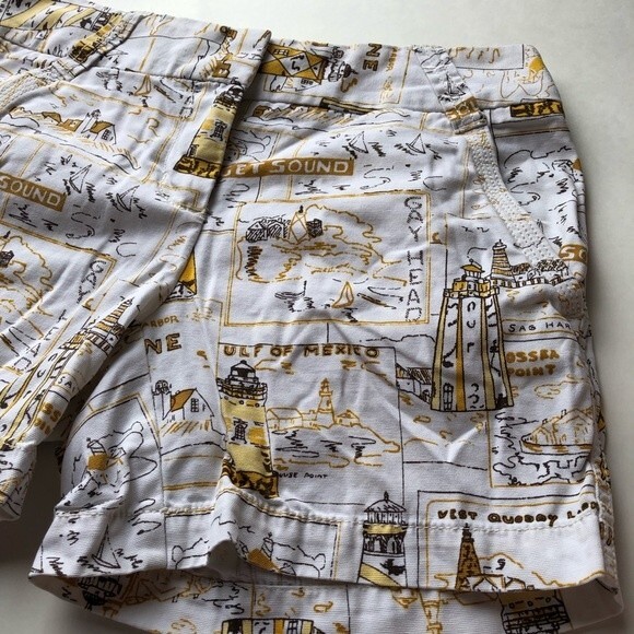 J. Crew Factory Nautical Sailboat Shorts Size 2 - Picture 3 of 8